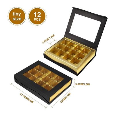 Van de de Chocoladepresentatie van het rechthoekkarton de Giftvakjes Aangepaste Luim