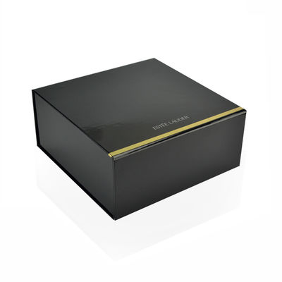 CMYK-de Dozen Glanzende Zwarte 20.5*20.5*9cm van de Kleuren Met de hand gemaakte Opvouwbare Magnetische Gift
