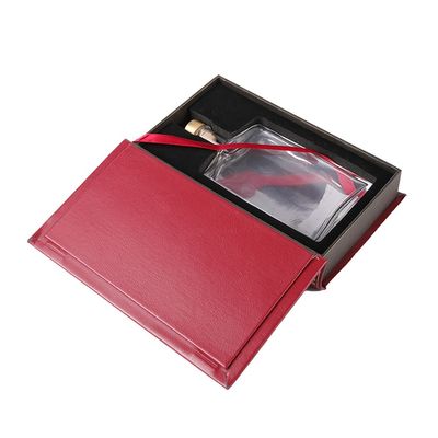 Rode van de het Parfumgift van de Boekvorm Vakjes 21*13*4cm met Magnetische Deksel en EVA Insert