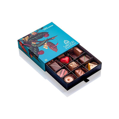 Ladetype de Verpakkende Dozen van de Chocoladegift, de Doos van de 12 Holtechocolade voor Valentine Day