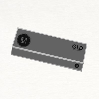Magnetische Sluiting Grey Wine Gift Packaging Boxes met Scharnierend Deksel