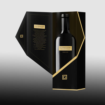 Zwart Karton Gerecycleerd OEM van Giftdozen Onthaal voor Alcoholische drank