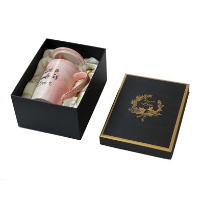 Stijf Document die Logo Set Up Gift Box voor de Reeks van de Koffiemok stempelen