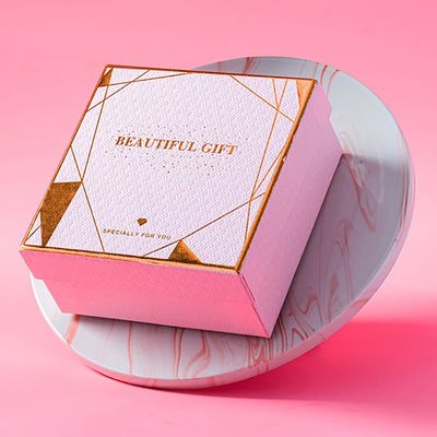 Delicated Art Paper Rigid Gift Box met Deksel voor Met de hand gemaakt Zeepschoonheidsmiddel