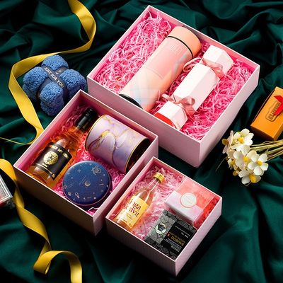 Delicated Art Paper Rigid Gift Box met Deksel voor Met de hand gemaakt Zeepschoonheidsmiddel