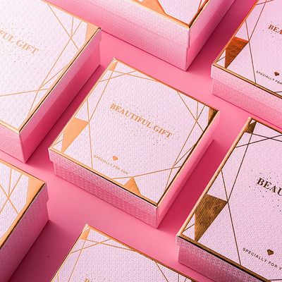 Delicated Art Paper Rigid Gift Box met Deksel voor Met de hand gemaakt Zeepschoonheidsmiddel