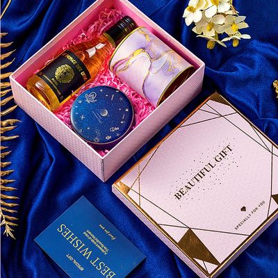 Delicated Art Paper Rigid Gift Box met Deksel voor Met de hand gemaakt Zeepschoonheidsmiddel
