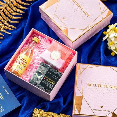 Delicated Art Paper Rigid Gift Box met Deksel voor Met de hand gemaakt Zeepschoonheidsmiddel