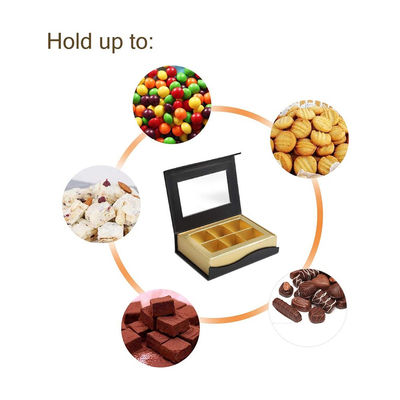 6 de roostersdouane drukte Kleine de Giftvakjes van de Kartonpresentatie voor Chocolade