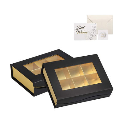 6 de roostersdouane drukte Kleine de Giftvakjes van de Kartonpresentatie voor Chocolade