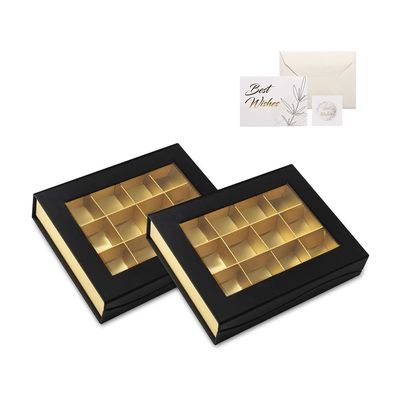 Van de de Chocoladepresentatie van het rechthoekkarton de Giftvakjes Aangepaste Luim