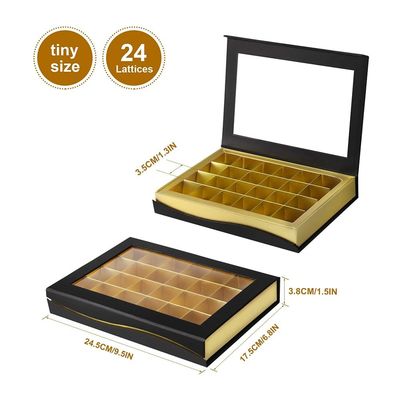 24 Dozen die van de de Chocolade de Zoete Gift van de holtendouane met Venster verpakken