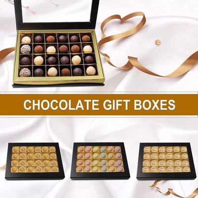 24 Dozen die van de de Chocolade de Zoete Gift van de holtendouane met Venster verpakken