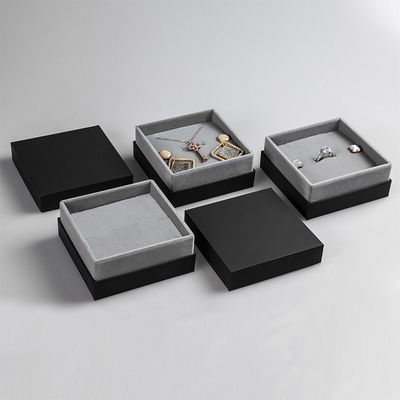Aangepaste kartonnen sieraden geschenkdozen oorbel ketting ring verpakking