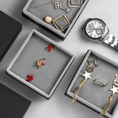 Aangepaste kartonnen sieraden geschenkdozen oorbel ketting ring verpakking