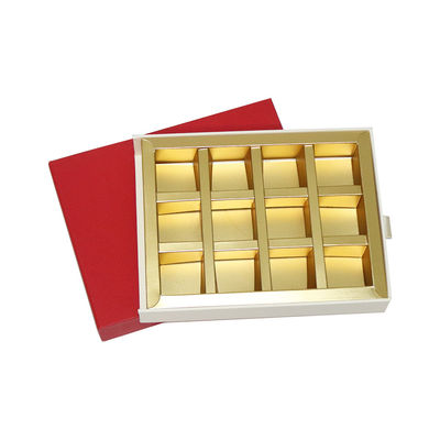 Rode 4cm de Gift Verpakkende Dozen van de Hoogtechocolade, Gedrukte Chocoladedozen 20 Holte