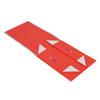 Het Document van de vlek UVdeklaag Vouwbaar Stijf Giftvakje, Flip Top Magnetic Box voor Kleding