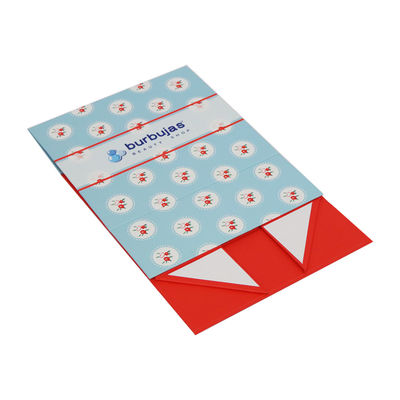 Het Document van de vlek UVdeklaag Vouwbaar Stijf Giftvakje, Flip Top Magnetic Box voor Kleding