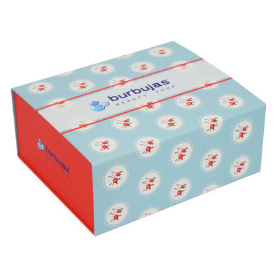Het Document van de vlek UVdeklaag Vouwbaar Stijf Giftvakje, Flip Top Magnetic Box voor Kleding