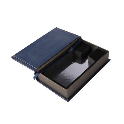 OEM Marineblauw Boek Gevormd Opslagvakje, Gift Verpakkend Vakje voor Parfum