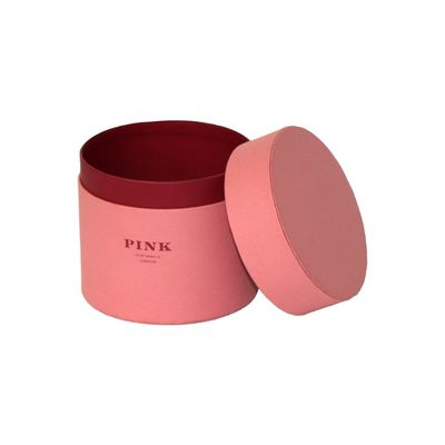 Opnieuw te gebruiken 10cm het Document van de Diameter Roze Cilinder Vakje voor Overhemd Verpakking