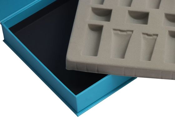 ISO9001 multifunctionele die Gebruiksvakjes als Boeken, Blauw Magnetisch Giftvakje worden gevormd