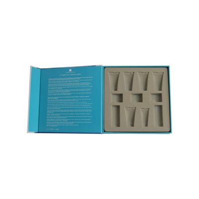 ISO9001 multifunctionele die Gebruiksvakjes als Boeken, Blauw Magnetisch Giftvakje worden gevormd