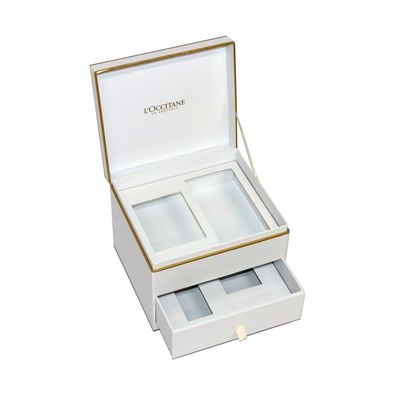 Multifunctionele Kosmetische Giftdozen Twee Rijen met Grosgrain-Lint