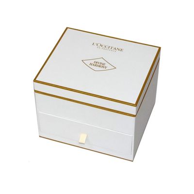 Multifunctionele Kosmetische Giftdozen Twee Rijen met Grosgrain-Lint