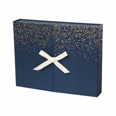 De Giftdoos van de 30 Laden Marineblauwe Verrassing, Schoonheid Advent Calendar With Ribbon