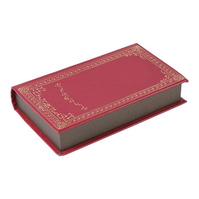 Rode van de het Parfumgift van de Boekvorm Vakjes 21*13*4cm met Magnetische Deksel en EVA Insert