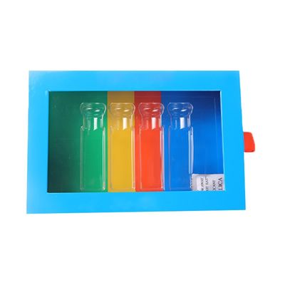 CMYK-de Giftdoos van de Kleuren ontruimt de Met de hand gemaakte Geur met 4 Holten HUISDIERENvenster