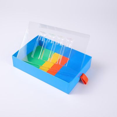 CMYK-de Giftdoos van de Kleuren ontruimt de Met de hand gemaakte Geur met 4 Holten HUISDIERENvenster