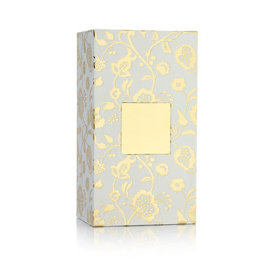 Het bloemen Vastgestelde Vakje van het Patroon multifunctionele Parfum, Scharnierend Document Vakje In reliëf gemaakt Luxegoud