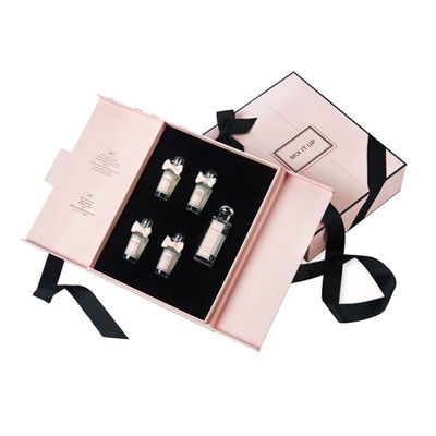 van het de Sluitingslint van de 2 stuk de Dubbele Deur van de de Boogdoos Roze Luxe voor Parfum