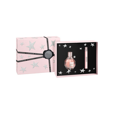 Roze Tweedelig Deksel van de Dozen van de Parfumgift met 2 Holtentussenvoegsel