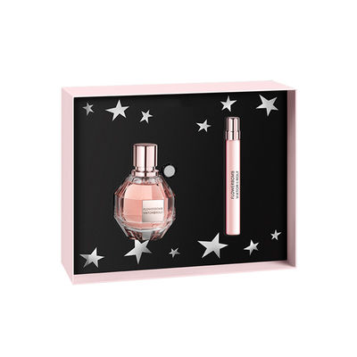 Roze Tweedelig Deksel van de Dozen van de Parfumgift met 2 Holtentussenvoegsel