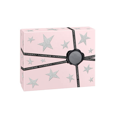 Roze Tweedelig Deksel van de Dozen van de Parfumgift met 2 Holtentussenvoegsel