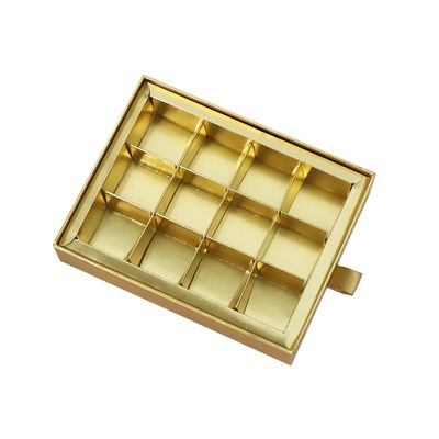 3X4 de verdelers trekken Giftdoos Gouden Stempelend Logo Multifunctional terug