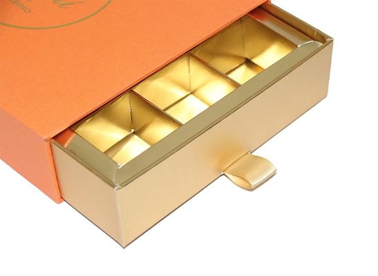 3X4 de verdelers trekken Giftdoos Gouden Stempelend Logo Multifunctional terug