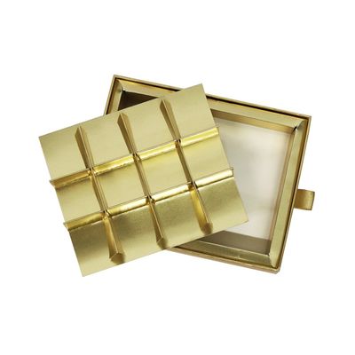 3X4 de verdelers trekken Giftdoos Gouden Stempelend Logo Multifunctional terug