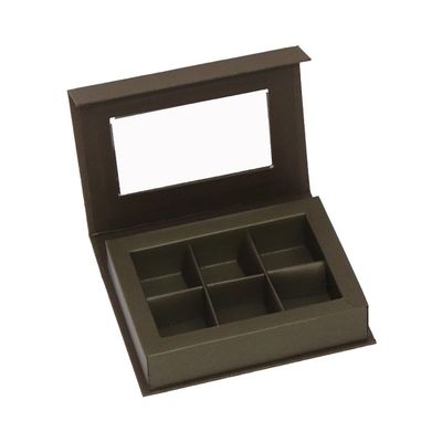 Aangepaste Grootte 6 Dozen van de Roosters de Lege Truffel met Met de hand gemaakte Tussenvoegsels
