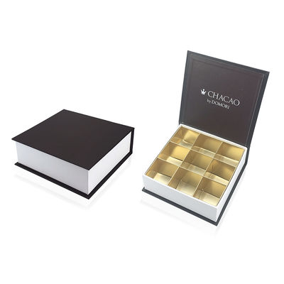 ISO9001 van de de Chocoladegift van de goedkeuringspms Kleur de Verpakkende Dozen met Netten