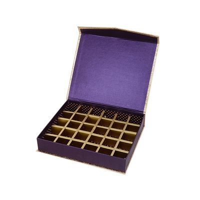 De boekvorm verborg Magnetische lege Chocoladevakjes met Verdelers 23.2x19x4.6cm