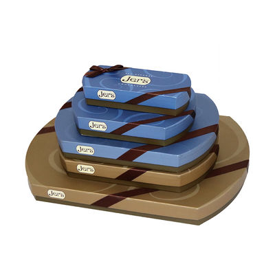 Elliptisch van de de Chocoladegift van de Vormtruffel Verpakkend de Dozen Verwijderbaar Binnendienblad