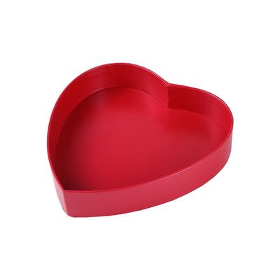 Van de de Chocoladegift van CMYK 19*19*3.8cm de Verpakkende Dozen, Lege Hart Gevormde Chocoladedozen