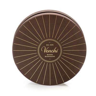 Bruine 5cm de Gift Verpakkende Dozen van de Hoogtechocolade met Boogknoop