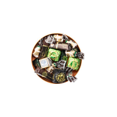 Dia 14cm Kerstmischocolade Verpakking, de Geassorteerde Sluiting van het de Dozenlint van de Chocoladegift