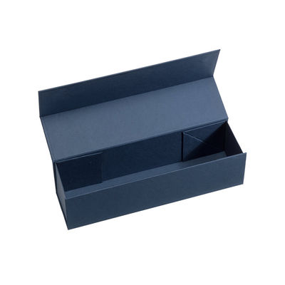 Blauwe Magnetische Snapshut Champagne Bottle Box 33*9*9cm Vouwend Type