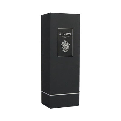 Vouwbaar Matt Black Wine Gift Packaging-Dozen Opvouwbaar Type